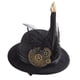 thumbnail image 4 of Sombrero de fieltro Steampunk Metal con cabeza de Usar remache gótico Unisex Estilo metálico Engranajes para Jazz Cosplay Fiesta Sunnimix sombreros de copa negros, 4 of 8