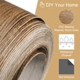 thumbnail image 3 of REGALWOVEN Wood Grain Tape,Wall Paper Border Sticker Self-Adhesive Wood Grain Repair Patch Brown 5.91"x16Ft, 3 of 6