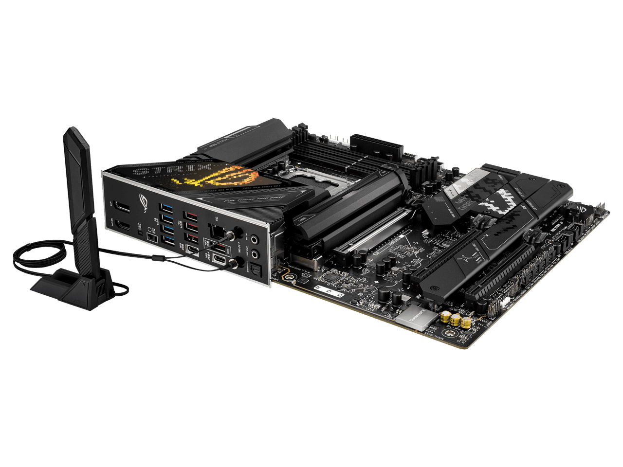 ASUS ROG STRIX Z890-H GAMING WIFI Z890 LGA 1851 ATX motherboard, Intel Core Ultra Series 2 Ready, Advanced AI PC-ready, 16+2+1+2 stages, DDR5, 5Gb LAN, WiFi 7, 4x M.2, PCIe 5.0, USB Type-C, AI OC