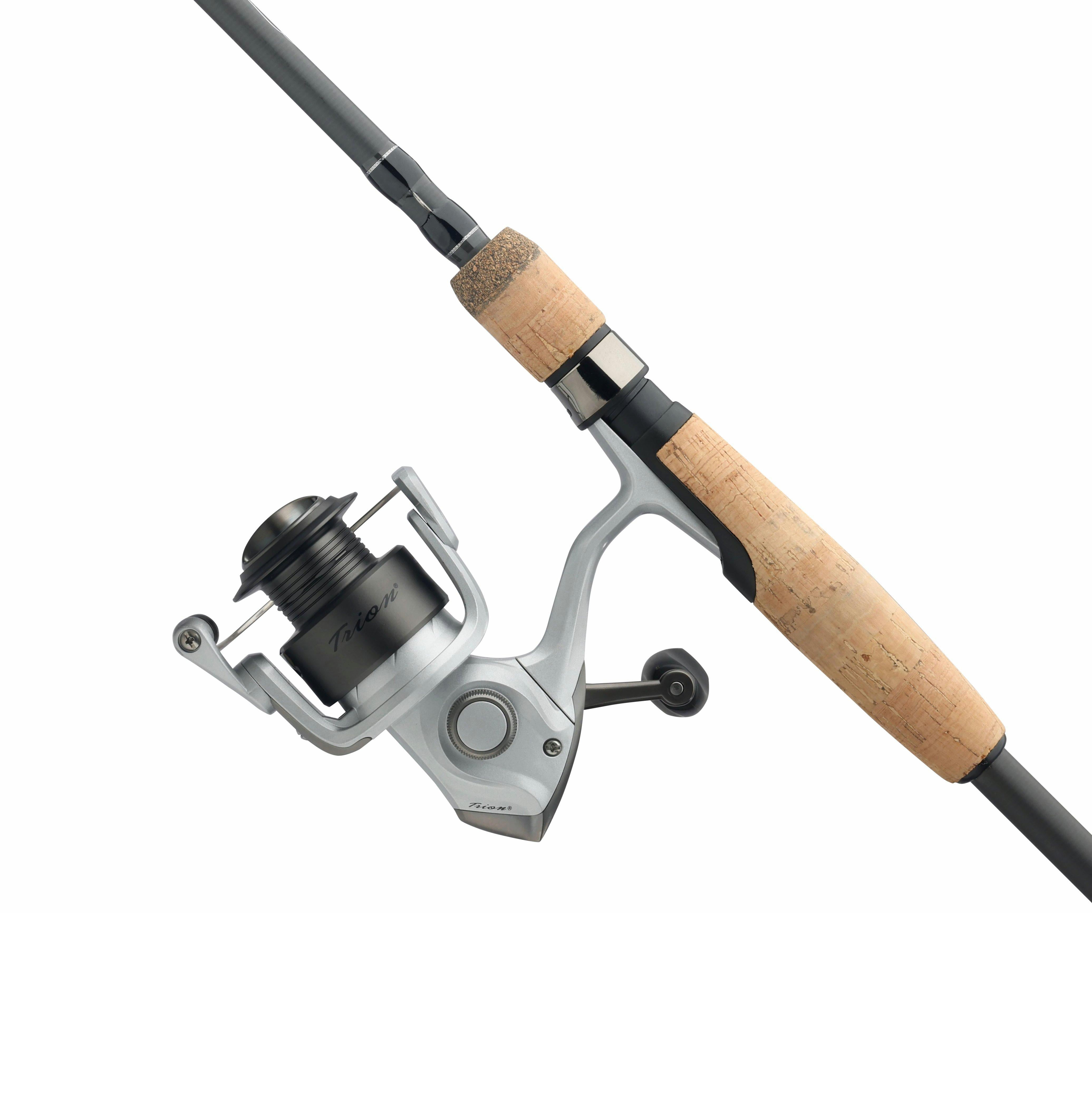 Pflueger Trion Spinning Fishing Combo, 6'6" Medium Rod, 3000 Size Reel