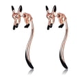 thumbnail image 1 of Bonitos Pendientes De Zorro, Pendientes Largos De Aleación, Pendientes Colgantes De Animales, Pendientes Colgantes De Esmalte De Zorro, Pendientes De Gota Para Mujeres Y Niñas, Regalo De Joyería Methold AP006900-03, 1 of 6