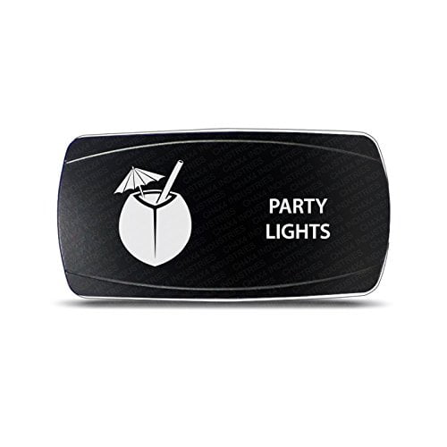 Blue Led CH4X4 Rocker Switch Train Horn Symbol