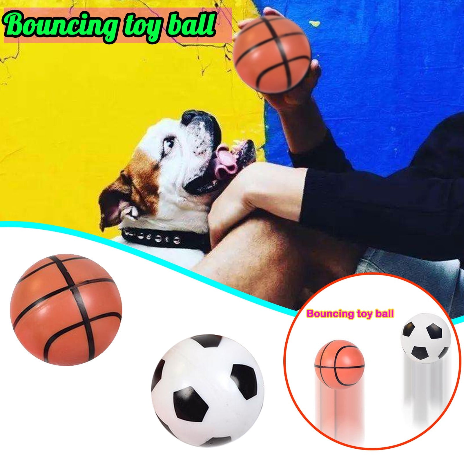 TOYANDONA 4pcs Wristbands Throwing Ball Toys Sport Return Ball with Rope Elastic Bouncy Balls Birthday Gifts for Kids Toddler 