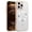 White, variant on for iPhone 15 Pro Case Magnetic Ultra Slim Plating Design, TPU   PC Hybrid Shockproof Anti-Scratch Back Cover, Lightweight Drop Protective Phone Case Cover for iPhone 15 Pro, White