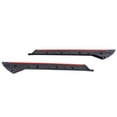 thumbnail image 3 of Black Windshield Outer Trim Molding Pillar Pair Left Right Fit for 2011-2019 Ford Explorer, 3 of 5