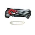 thumbnail image 1 of 10mm X 30m Winch Rope Line Cable With Hook And Sliver 12000lbs Hawse Aluminum Fairlead ,Durable & Safe, 1 of 4