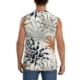 thumbnail image 4 of Disketp Tropical Leaves Sleeveless Tshirts For Men, Muscle Shirts For Men Dry Fit Tank Top-X-Large, 4 of 8