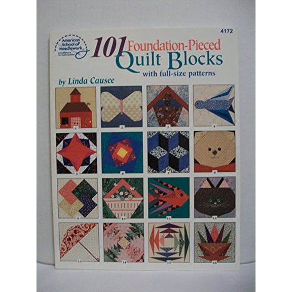 Pre-Owned 101 Foundation Pieced Quilt Blocks (Paperback) 0881957879 9780881957877