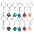 thumbnail image 1 of 12pcs Resin Dice Keychains Fathers Day Key Holder Gift Pendant Creative Key Rings Ornaments, 1 of 8