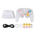 thumbnail image 2 of Manette de Jeu, Gyroscope RVB à Six Axes Sans Fil avec Station de Recharge Sans Fil pour la Maison Noir, Violet, Blanc, 2 of 7