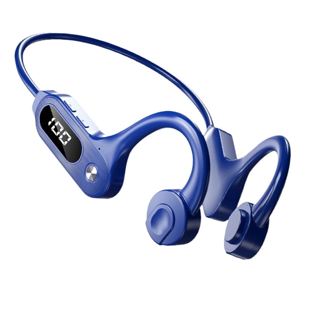 Auriculares de conducción IPX5 impermeables inalámbricos 5.3 Soledad fitness abiertos Azul