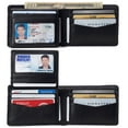 thumbnail image 3 of Alpine Swiss Connor Executive Bifold Wallet | Business Passcase for Men | Premium Leather | Dual ID Windows | RFID Blocking | Gift Box Included, 3 of 7