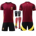2024 European Cup Belgian Home Football Uniform No. 7 Deblaine 10