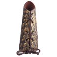 thumbnail image 2 of Brazalete de con cordones, brazalete de material cuero de piel , protectores de , brazalete de guantelete, brazaletes medievales para muje Latón antiguo, 2 of 8
