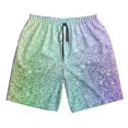thumbnail image 5 of Goofa Beautiful Glitter Printed Mens Swim Trunks Summer Quick Dry Short Beach Swimwear Bathing Suits-X-Large, 5 of 9