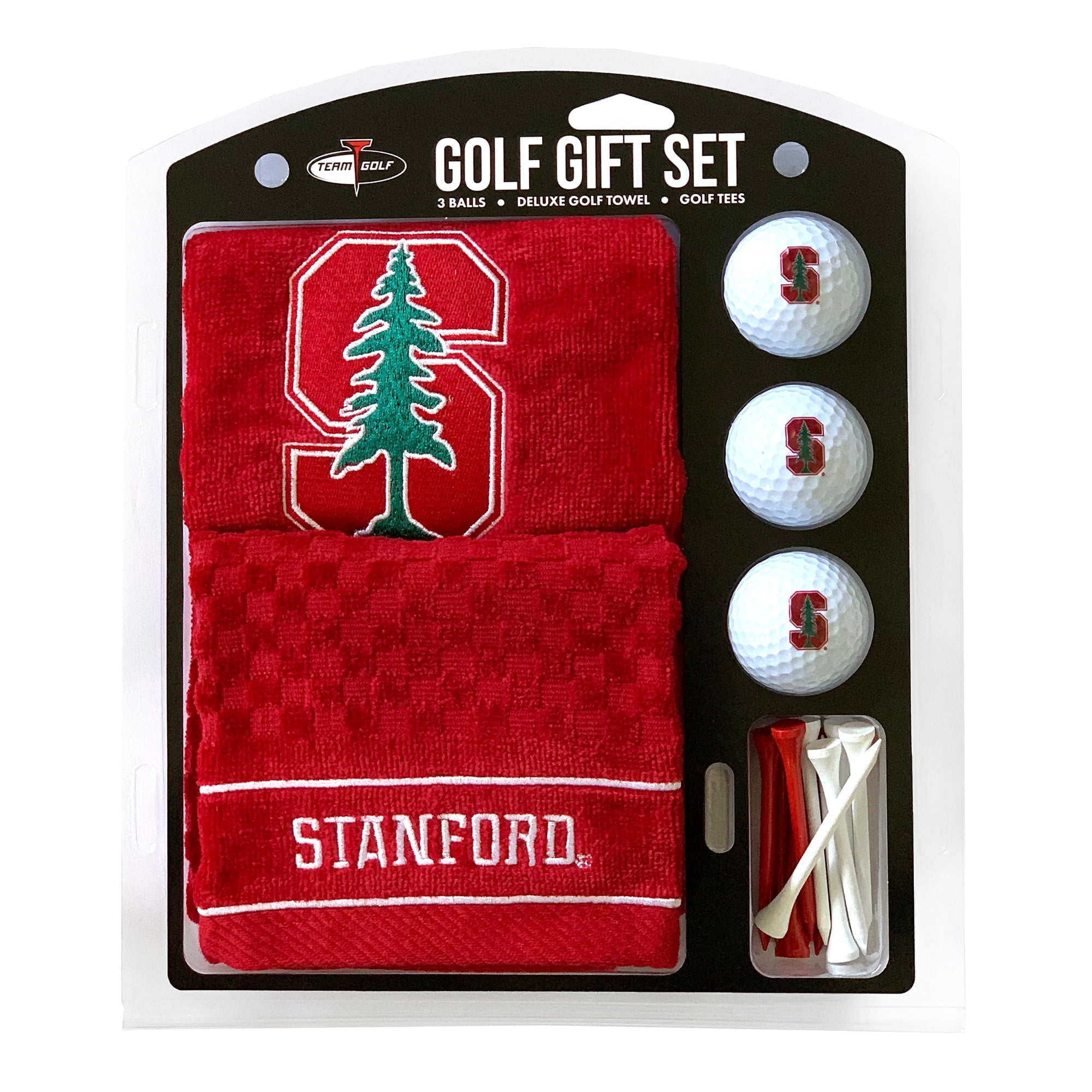 Team Golf Stanford Cardinal Embroidered Golf Towel 3 Golf Ball And Golf Tee Set Walmart Com Walmart Com