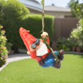 thumbnail image 2 of WONDHOME Figura Colgante de Gnomo Trepador Impermeable para Jardín, 2 of 8