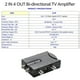 thumbnail image 4 of Amplificador de TV bidireccional 2 entradas amplificador de señal de antena de TV con 4 salidas divi Irfora Amplificador de TV, 4 of 7