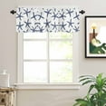 thumbnail image 2 of Starfish Valances for Windows Ocean Rod Pocket Curtain Valance Window Treatment Short Curtains for Kitchen Living Room, 42"x18", 2 of 5