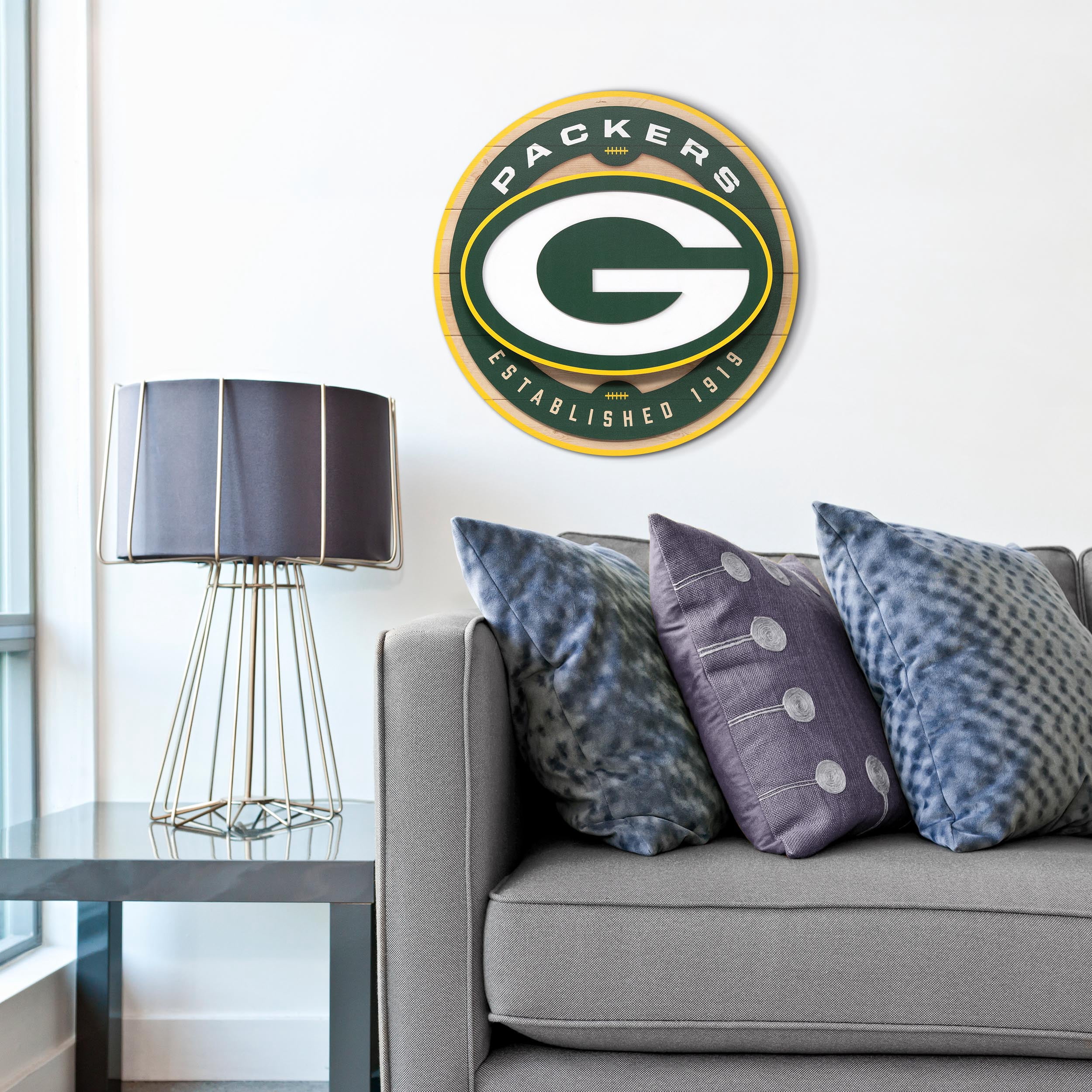 YouTheFan NFL Green Bay Packers 3DX Circle Wall Art