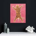 thumbnail image 4 of Nawypu  Framed Canvas Print Wall Art Preppy Room Decor Jungle African Cheetah Fur Rug Sketch Nature Wilderness Drawings Boho Chic Animals Colorful for Living Room, Bedroom, Office, 4 of 4
