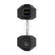 thumbnail image 1 of Mancuerna Pesa Hexagonal Best Acero 25 kg 55 Lb Hex Dumbbell Best Fitness Kit de Pesas con Discos y Barras, 1 of 1
