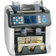 VEVOR Money Counter Machine w/ 2CIS/SN/UV/IR/MG/DD Counterfeit Detection Bill Counter 1200pcs/min For Business Multi Currency Multi Cash Processing Mode Portable Currency Money Counter