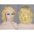 thumbnail image 3 of Unique Bargains Lace Front Wigs for Women 11" Blonde Medium Long Body Wave with Wig Cap, 3 of 6