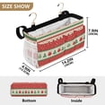 thumbnail image 3 of Ryvnso Bedside Caddy Aztec Christmas Bows Bedside Storage Bag Hanging Organizer, 3 of 8