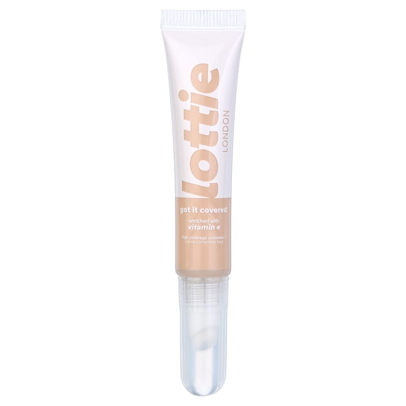 Lottie London Got It Covered, Sponge Applicator Concealer, Porcelain, 0.27 fl oz