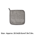 thumbnail image 4 of Monstrate Toalla exfoliante, depurador de baño, accesorios para frotar pieles, herramientas de limpieza, exfoliante, paño de baño cuadrado Juegos de accesorios de baño Gris 20X20, 4 of 6