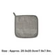 thumbnail image 3 of Ounissouiy Toalla exfoliante Toallas de espuma Accesorios para frotar Herramienta de limpieza de la piel Accesorio de baño Toallita de baño Juegos de accesorios de baño Gris 20X20, 3 of 6
