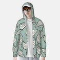 thumbnail image 4 of Kll Hand Drawn Chickens Print Men'S Women’s Upf 50+ Sun Protection Outdoor Hoodie Jacket Long Sleeve Fishing Hiking Performance Shirt- X-Large, 4 of 8
