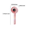 thumbnail image 3 of Fiudx Liquidación De Ahorros De Verano Pequeño Ventilador De Mano Con Carga Usb Para Verano, Portátil, Portátil, Para Exteriores, Cuerda Colgante, Viento Fuerte De Alta Velocidad, Mini Ventilador De, 3 of 6