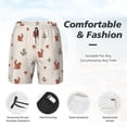 thumbnail image 5 of Fotbe Cute Squirrel Men’s Swim Trunks Quick Dry Swim Shorts Board Shorts with Mesh Lining-XX-Large, 5 of 9