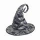 thumbnail image 4 of Sombrero de bruja para disfraces de Halloween, accesorios para fiestas de carnaval y juegos de rol. Plata, 4 of 6