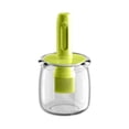 thumbnail image 1 of Glass Oil Bottle With Brush for Kitchen Use - Durable Glass Container for Cooking Baking and Barbecue Drizzling and Basting High Temperature Storage, 1 of 7