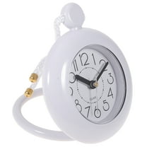 Bathroom Waterproof Wall Clock Home Decor Digital Outdoor Watch Child White Plastic
