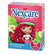 Nexcare Strawberry Shortcake Waterproof Tattoo Bandages 20 ea