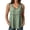 Green, variant on Women T-Shirts Pure Casual Loose Fit Lace Trim Sleeveless Tops Breathable Summer Blouse Soft Comfortable Basic Tee Soft Solid Color Streetwear