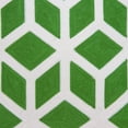 thumbnail image 2 of Parkland Collection Panna Green and White Decorative Throw Pillow, 20 x 20 Cotton Square Pillow, 2 of 9
