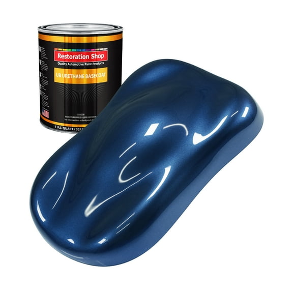 Sapphire Blue Metallic 1 Quart URETHANE BASECOAT Car Auto Body Paint