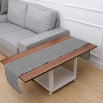 Milisten Black Cotton Tablecloth Rectangular Table Cover for Home Use