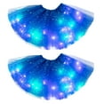 thumbnail image 2 of gljltg 2 Pcs Girls Layered Stars Sequins Tutu Skirt Princess Ballet Dance Dress for 2-8 Years, 2 of 6