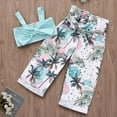 thumbnail image 3 of Toddler Kids Baby Girl Clothes Summer Outfits Set - 2 pcs, 3 of 11