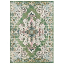 SAFAVIEH Madison Richmal Oriental Area Rug, Green/Aqua, 6' x 9'