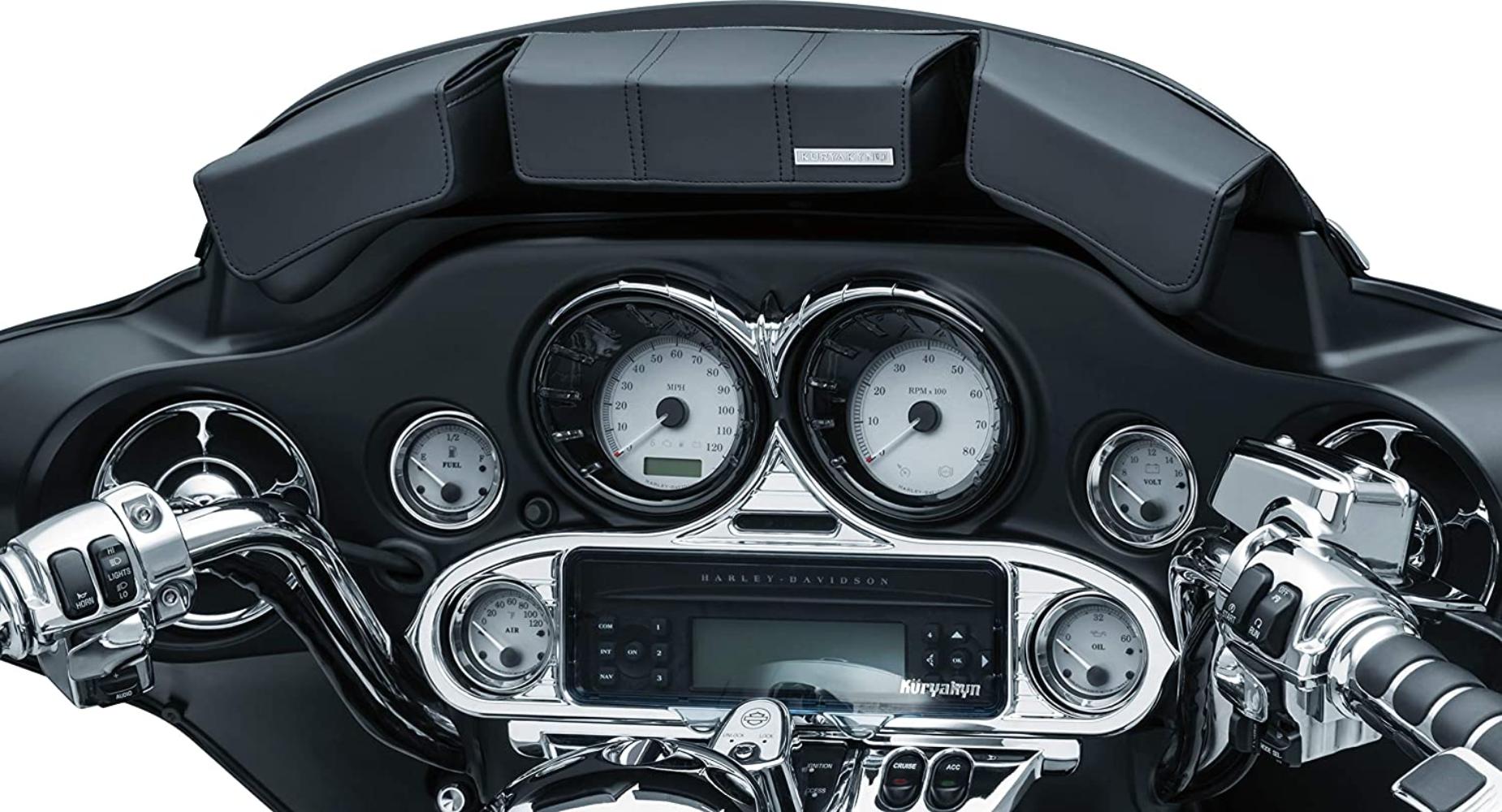 harley windshield pouch