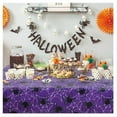thumbnail image 1 of EIMELI Halloween Citrouille Nappe Toile d'Araignée Toile d'Araignée Couverture Noire Décoration de Fête, 1 of 11