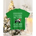 thumbnail image 4 of Tstars Boys I Paused My Game to Be Here Holiday Xmas Funny Christmas Gift Youth T Shirt, 4 of 6