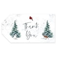 thumbnail image 1 of Koyal Wholesale Winter Snowy Woodland Forest Watercolor Wedding, Classic Gift Tags, Thank You, 20-Pack, 1 of 4
